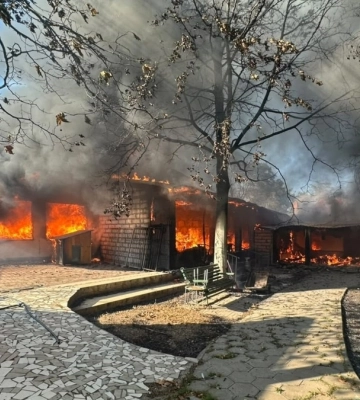 На Одещині рятувальники загасили пожежі, спричинені ворожими ударами – ДСНС
