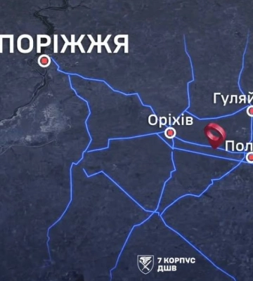 7-й корпус ДШВ: Силы обороны разрушили мосты возле Пологов, которые РФ использовала для наступления на Орехов
