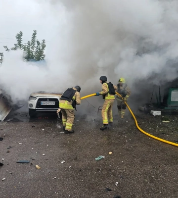 Росія атакувала АЗС біля Звягеля на Житомирщині